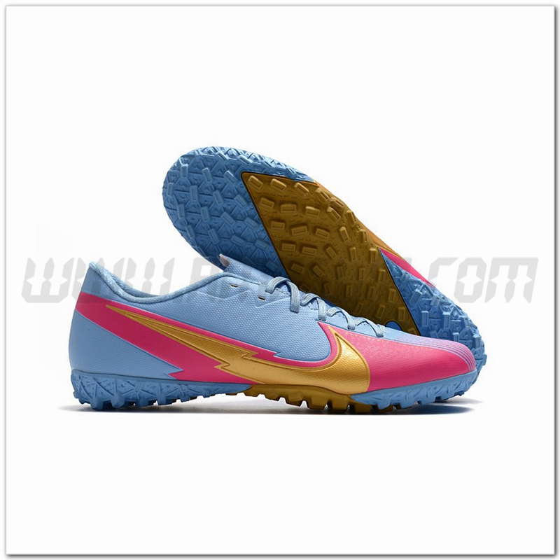 Nike Scarpe da Calcio Mercurial Vapor 13 Academy TF Blu/Rosa