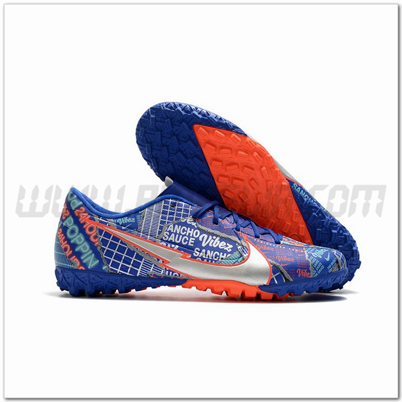Nike Scarpe da Calcio Mercurial Vapor 13 Academy TF Blu