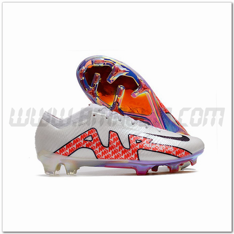 Nike Scarpe da Calcio Air Zoom Mercurial Vapor XV Elite FG Bianco