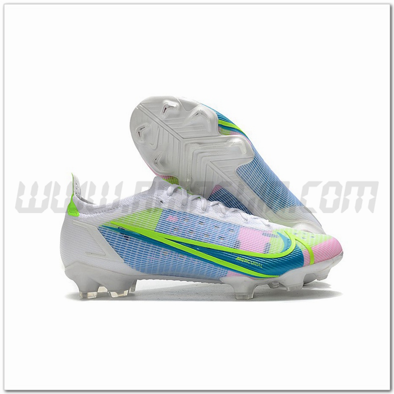 Nike Scarpe da Calcio Mercurial Vapor XIV Elite FG Bianco/Blu