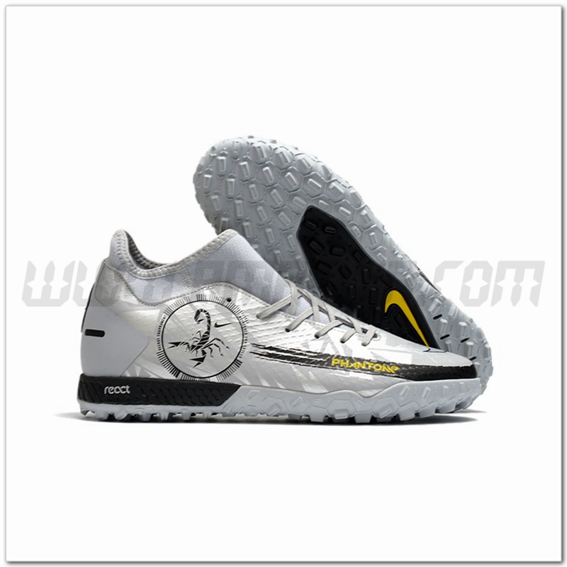 Nike Scarpe da Calcio Phantom GT Academy Dynamic Fit TF Grigio