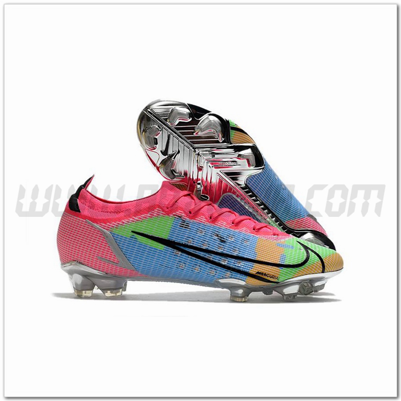 Nike Scarpe da Calcio Vapor 14 Elite MDS FG Blu/Rosa
