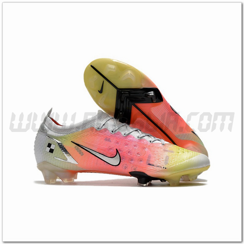 Nike Scarpe da Calcio Vapor 14 Elite MDS FG Rosa/Giallo