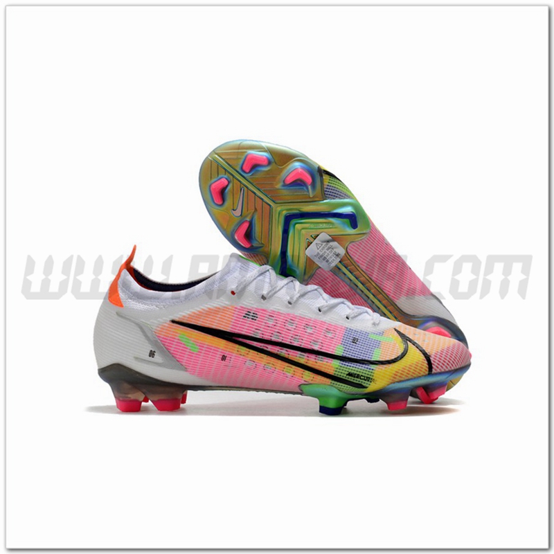 Nike Scarpe da Calcio Vapor 14 Elite FG Rosa/Bianco