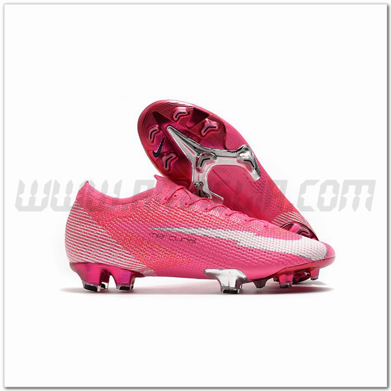 Nike Scarpe da Calcio Mercurial Vapor 13 Elite Mbappé Rosa FG Rosa