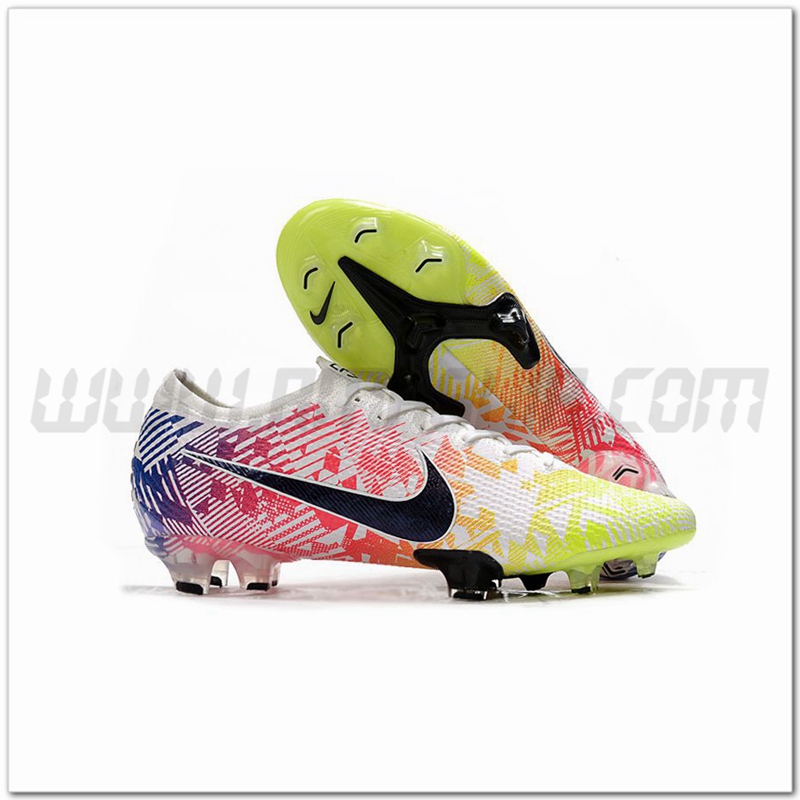 Nike Scarpe da Calcio Mercurial Vapor 13 Elite Neymar Jr. FG Rosa/Giallo/Blu