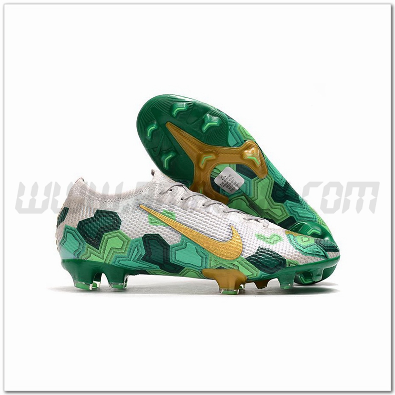Nike Scarpe da Calcio Mercurial Vapor 13 Elite FG Bianco/Verde
