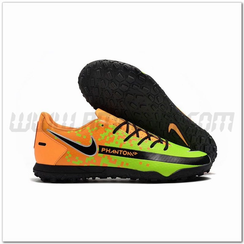 Nike Scarpe da Calcio Phantom GT Club TF Arancia/Verde