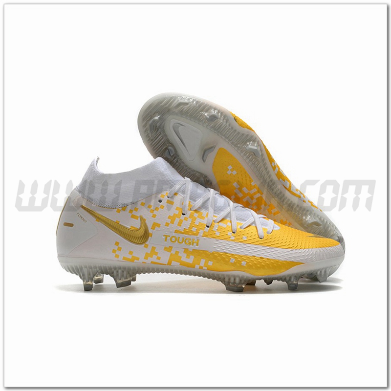Nike Scarpe da Calcio Phantom GT Elite Dynamic Fit FG Arancia/Bianco