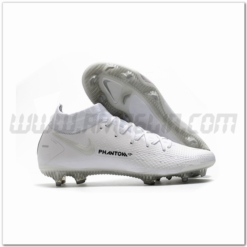 Nike Scarpe da Calcio Phantom GT Elite Dynamic Fit FG Bianco