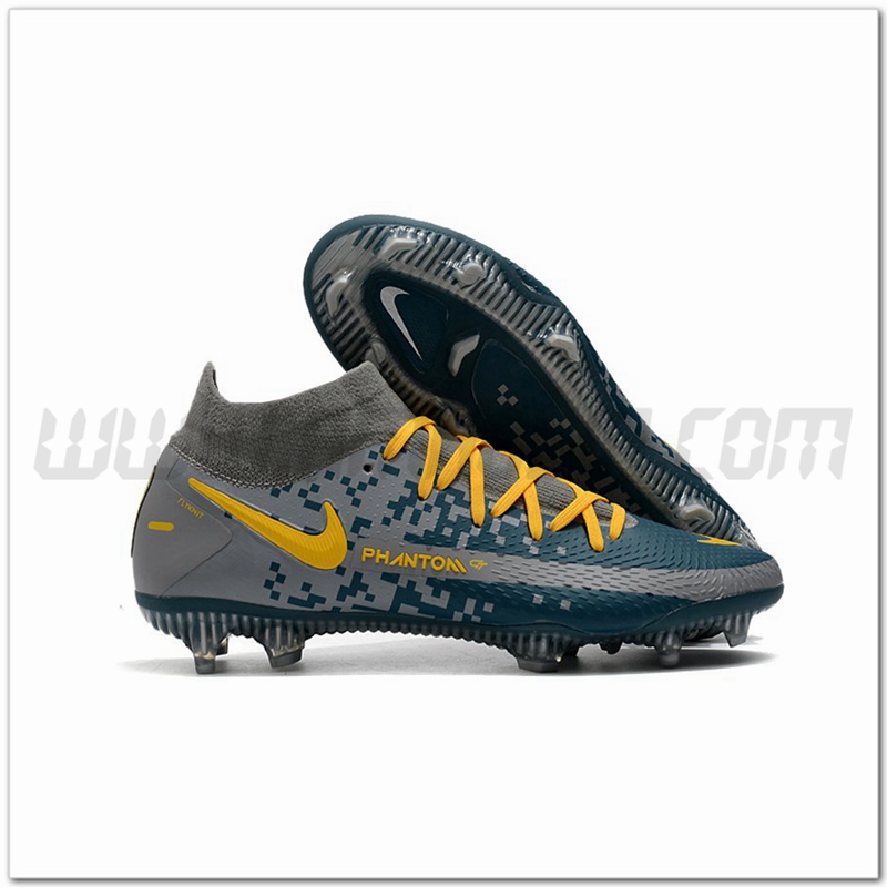 Nike Scarpe da Calcio Phantom GT Elite Dynamic Fit FG Verde/Grigio