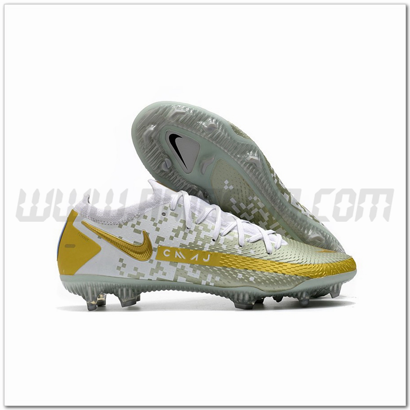 Nike Scarpe da Calcio Phantom GT Elite FG Verde/Bianco