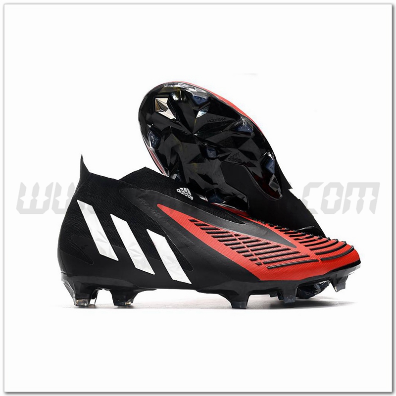 Adidas Scarpe da Calcio Predator Edge+ FG Nero