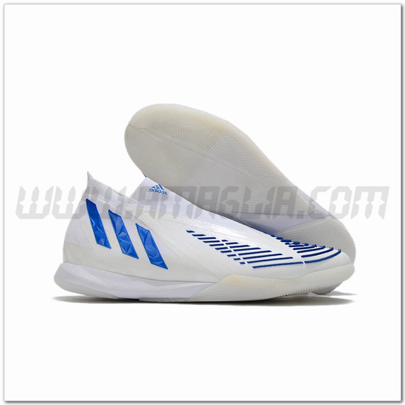 Adidas Scarpe da Calcio Predator Edge1 IC Bianco