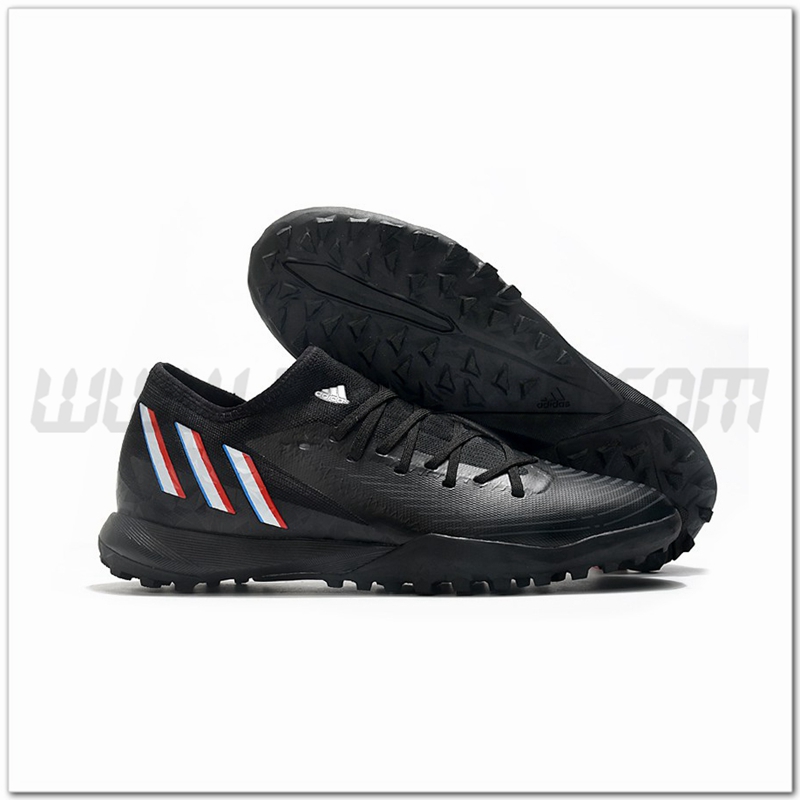 Adidas Scarpe da Calcio Predator Edge.3 Low TF Nero