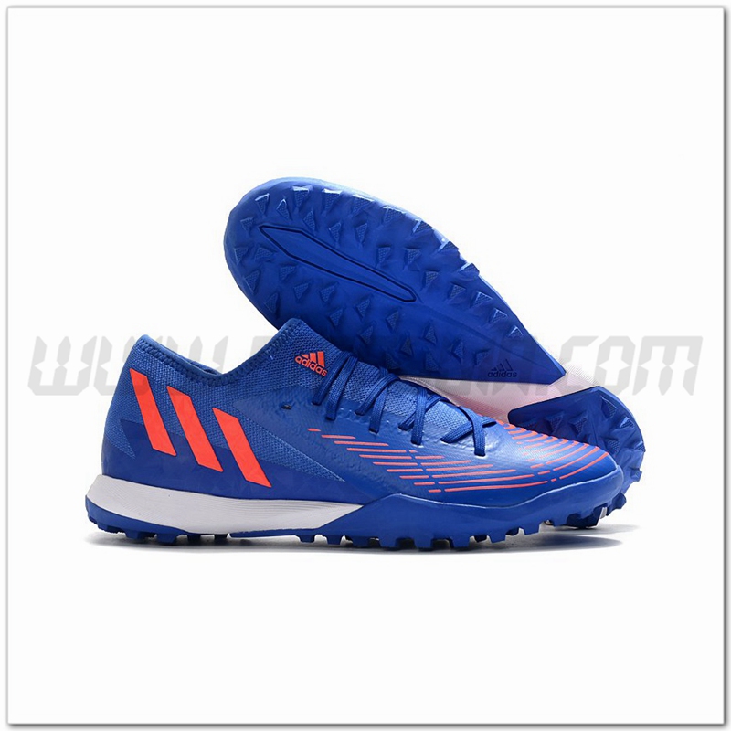 Adidas Scarpe da Calcio Predator Edge.3 Low TF Blu
