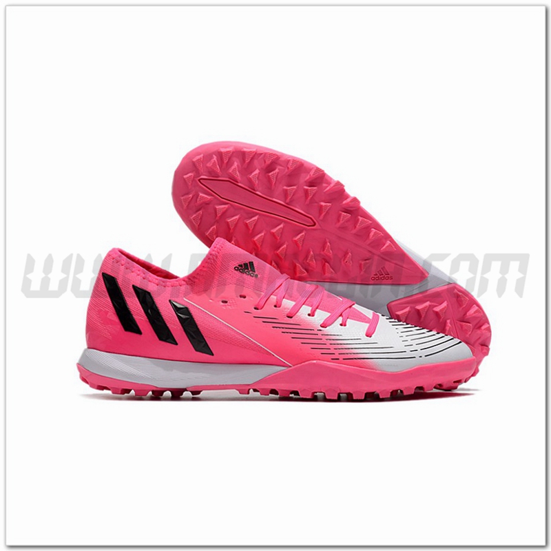 Adidas Scarpe da Calcio Predator Edge.3 Low TF Rosa