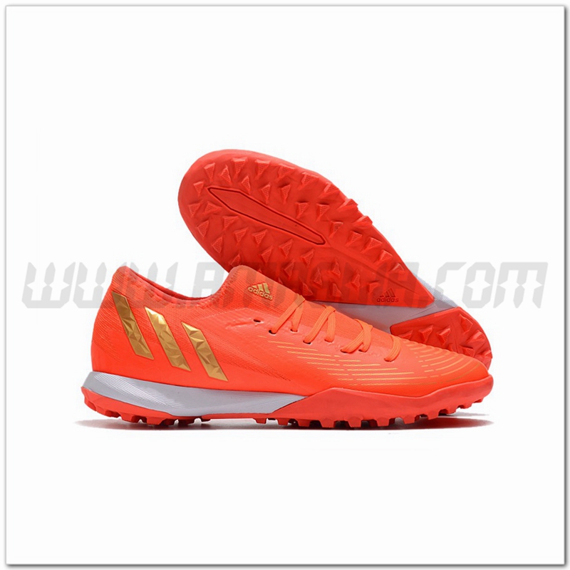 Adidas Scarpe da Calcio Predator Edge.3 Low TF Arancia