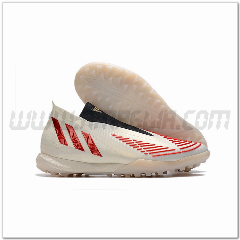 Adidas Scarpe da Calcio Predator Edge1 TF Bianco
