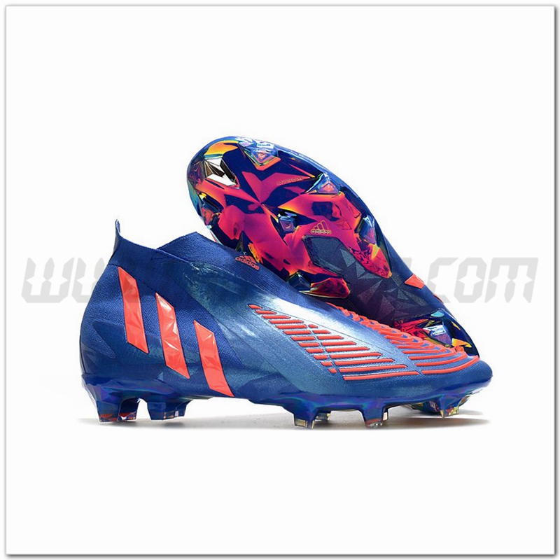 Adidas Scarpe da Calcio Predator Edge+ FG Blu
