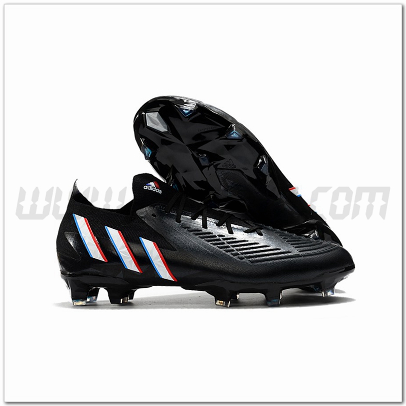 Adidas Scarpe da Calcio Predator Edge.1 Low FG Nero