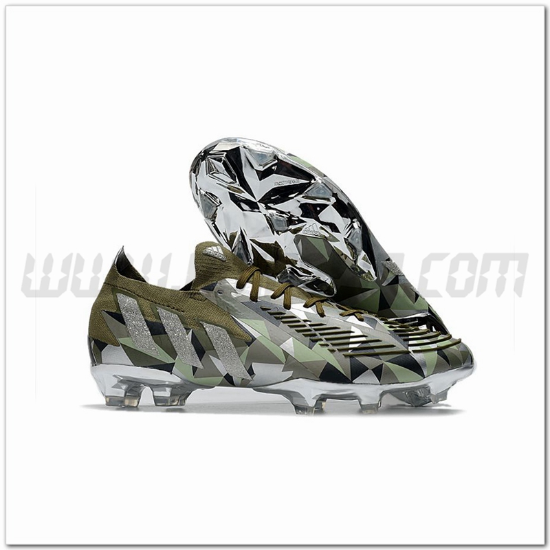 Adidas Scarpe da Calcio Predator Edge.1 Low FG Verde