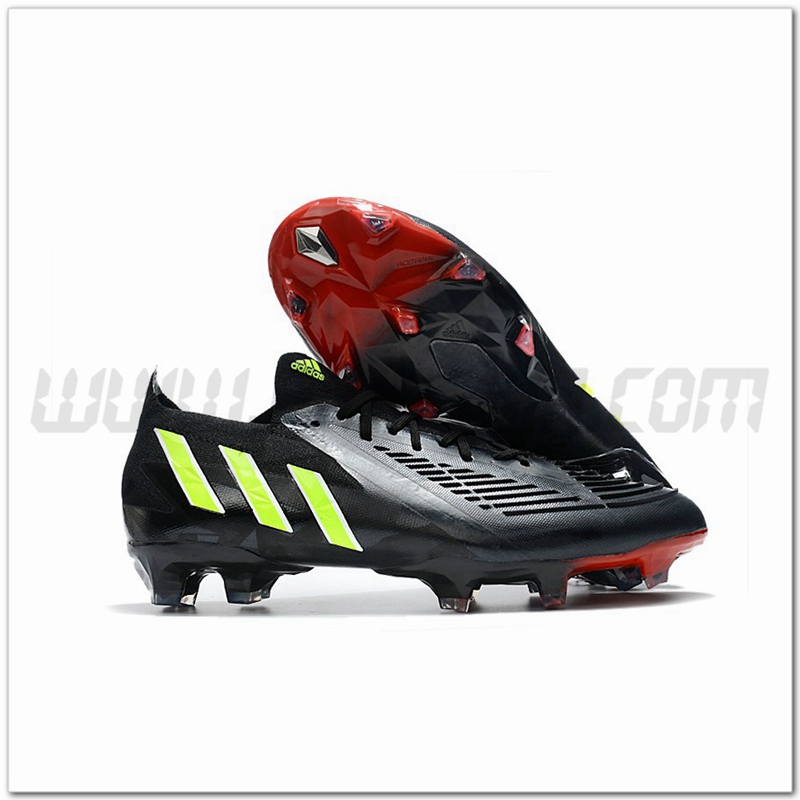 Adidas Scarpe da Calcio Predator Edge.1 Low FG Nero