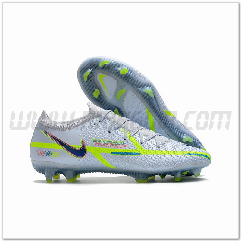 Nike Scarpe da Calcio Phantom GT2 Elite FG White Bianco/Verde