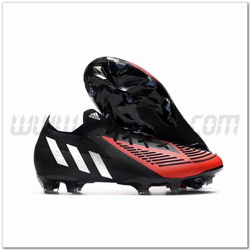 Adidas Scarpe da Calcio Predator Edge.1 Low FG Nero
