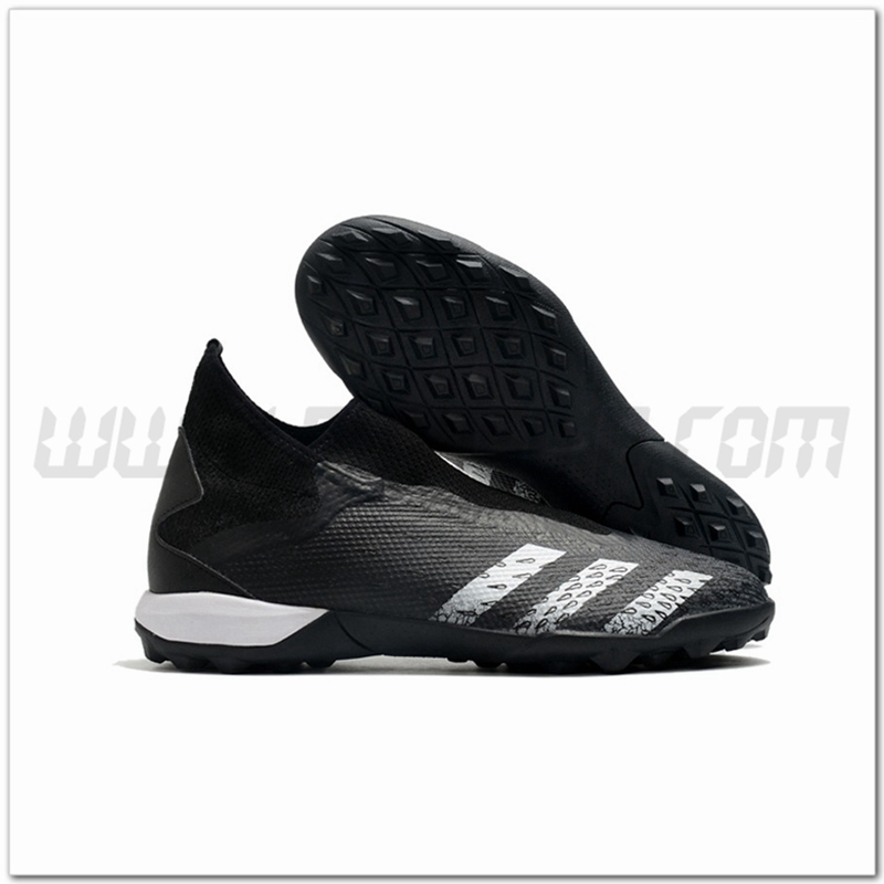 Adidas Scarpe da Calcio Predator Freak3 Laceless TF Nero