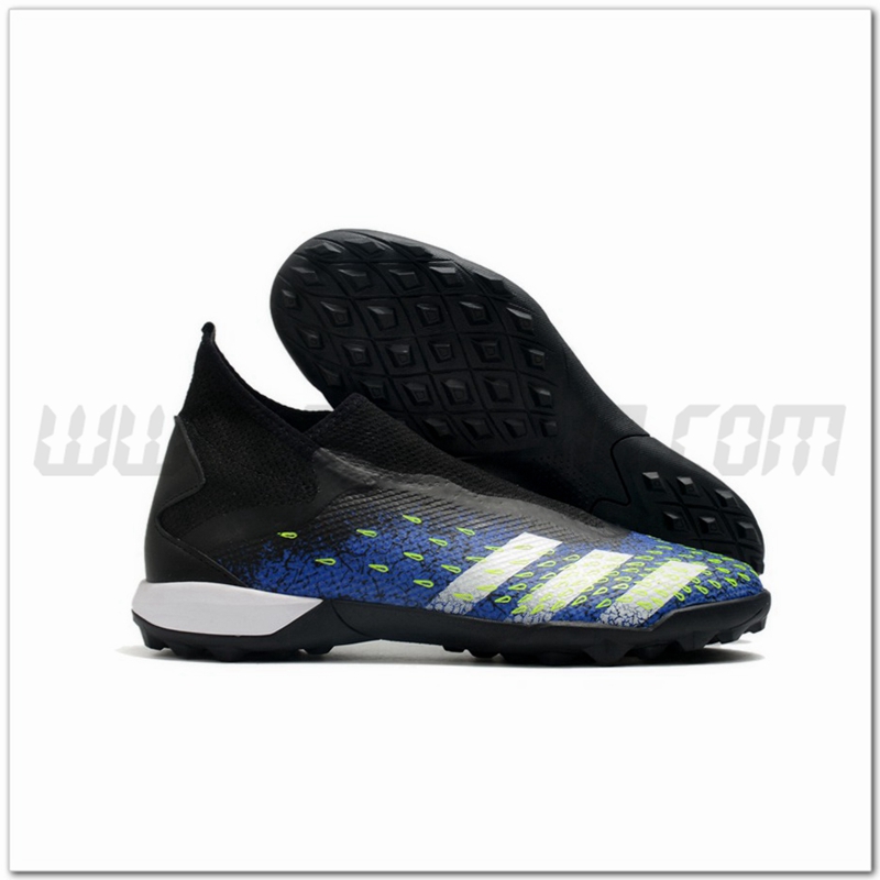 Adidas Scarpe da Calcio Predator Freak3 Laceless TF Nero