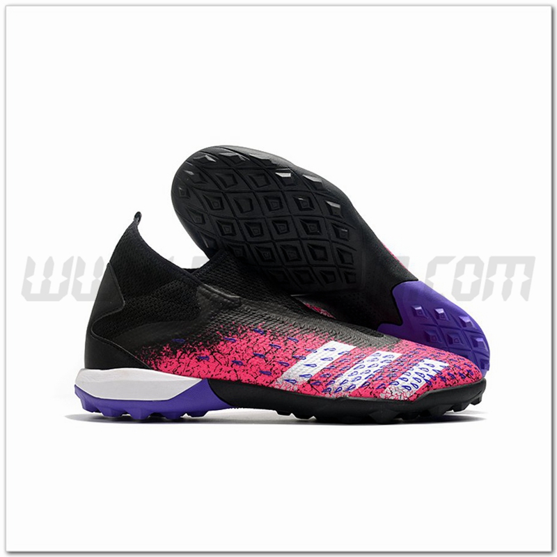 Adidas Scarpe da Calcio Predator Freak3 Laceless TF Nero