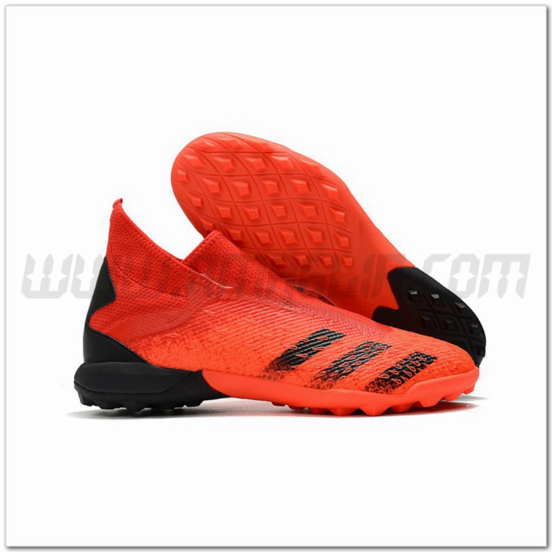 Adidas Scarpe da Calcio Predator Freak3 Laceless TF Arancia