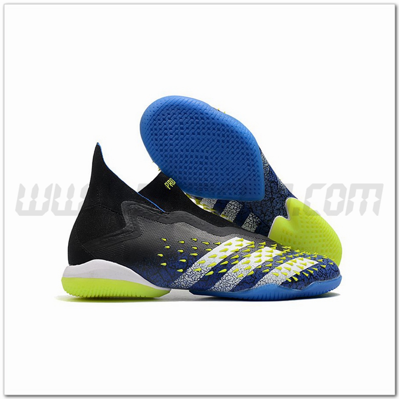 Adidas Scarpe da Calcio Predator Freak + IC Nero/Blu