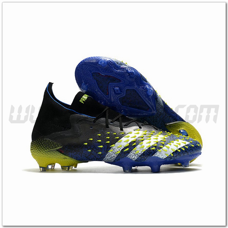 Adidas Scarpe da Calcio Predator Freak.1 FG Nero/Blu