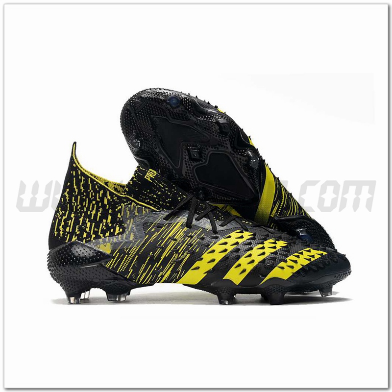 Adidas Scarpe da Calcio Predator Freak.1 FG Nero/Giallo