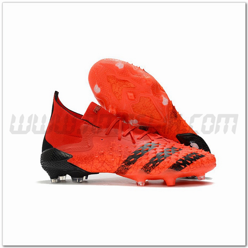 Adidas Scarpe da Calcio Predator Freak.1 FG Rosso