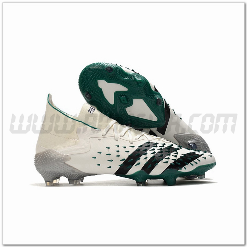 Adidas Scarpe da Calcio Predator Freak.1 FG Bianco