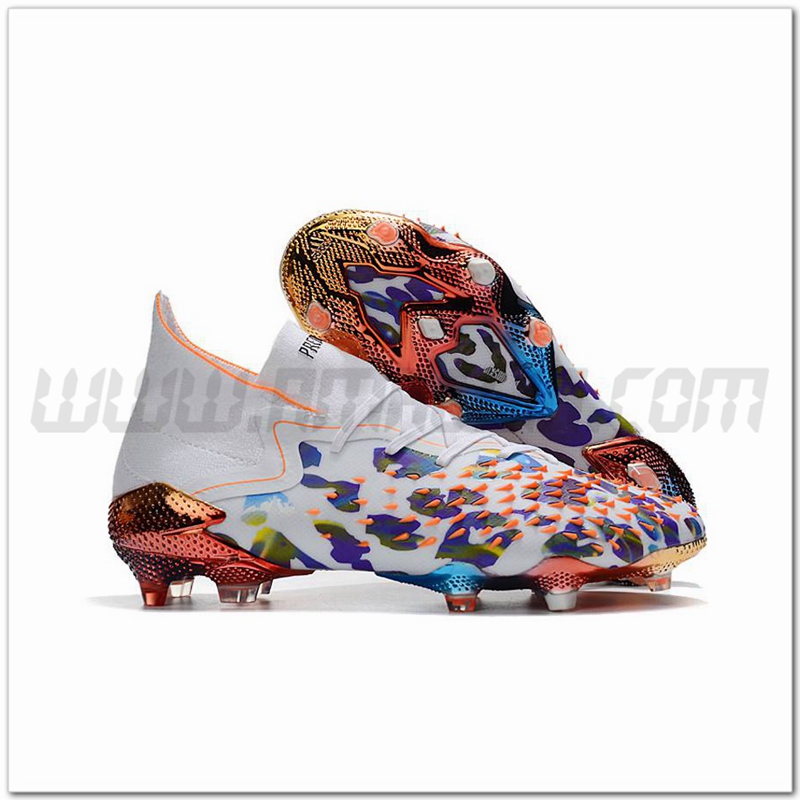 Adidas Scarpe da Calcio Predator Freak.1 FG Bianco