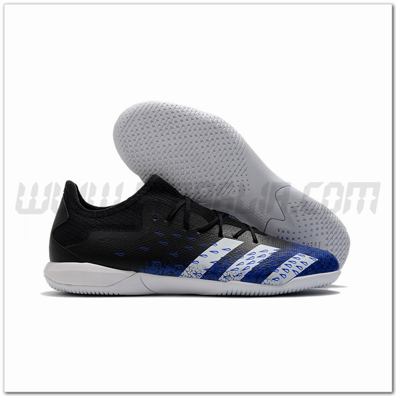 Adidas Scarpe da Calcio Predator Freak .1 Low IC Nero/Blu