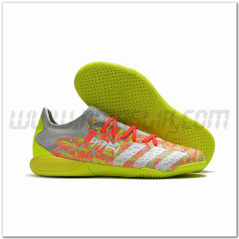Adidas Scarpe da Calcio Predator Freak .1 Low IC Rosso/Verde