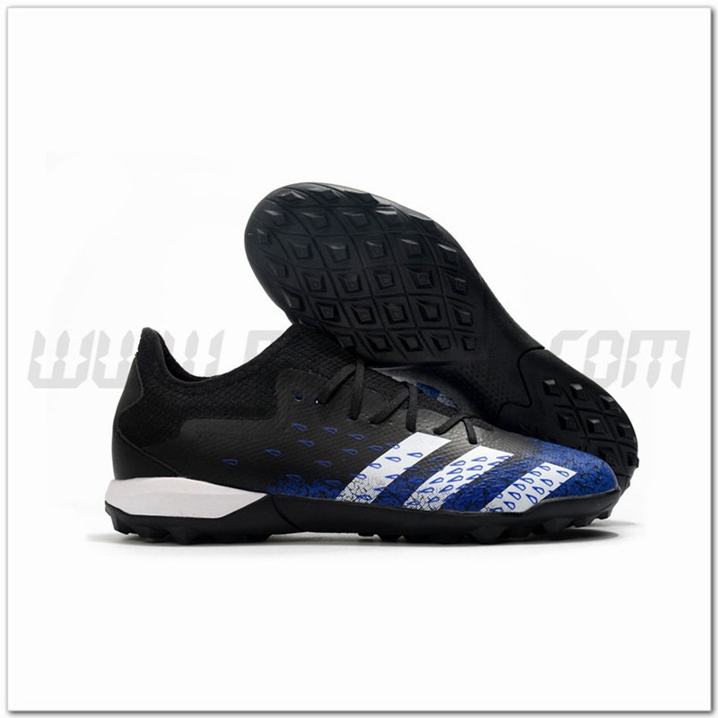 Adidas Scarpe da Calcio Predator Freak .3 Low TF Nero/Blu