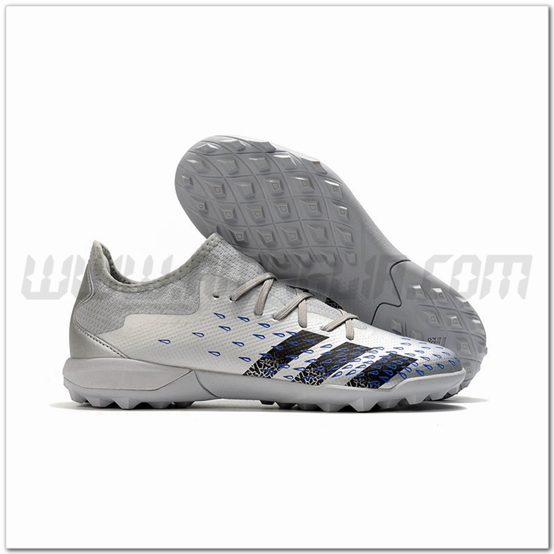 Adidas Scarpe da Calcio Predator Freak .3 Low TF Grigio