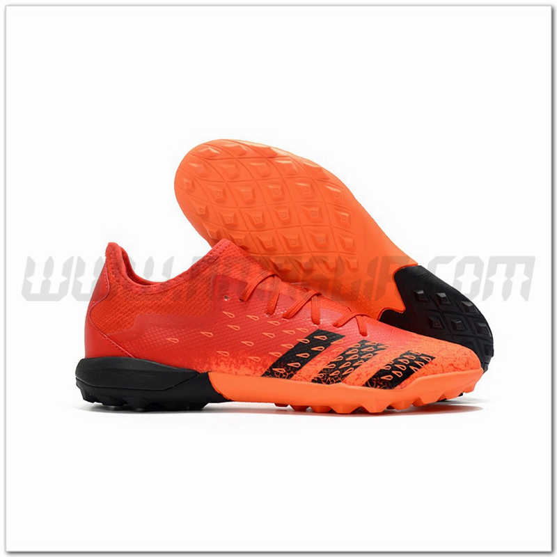 Adidas Scarpe da Calcio Predator Freak .3 Low TF Rosso