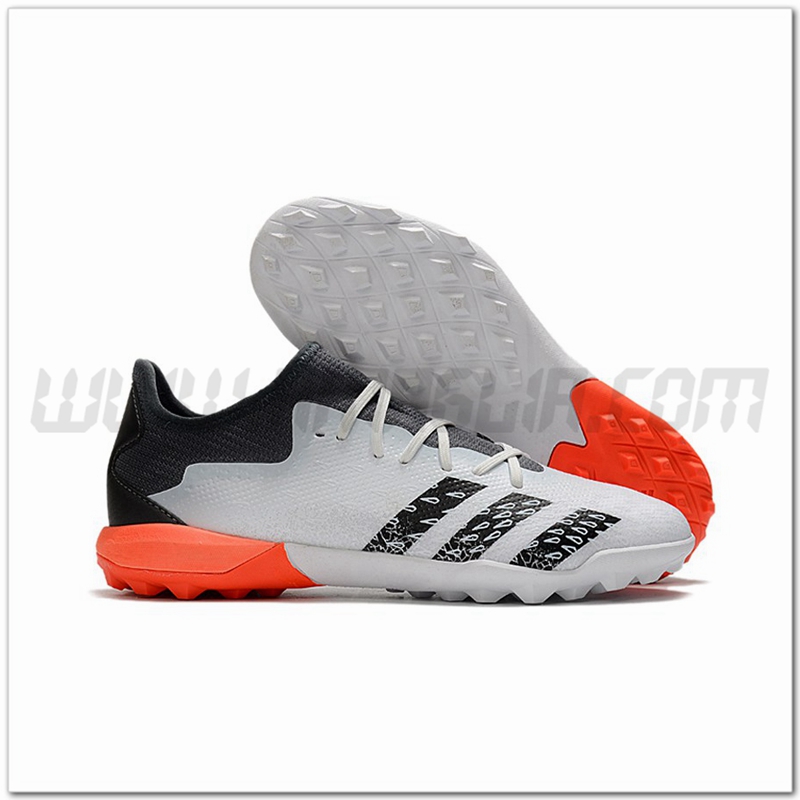 Adidas Scarpe da Calcio Predator Freak .3 Low TF Grigio