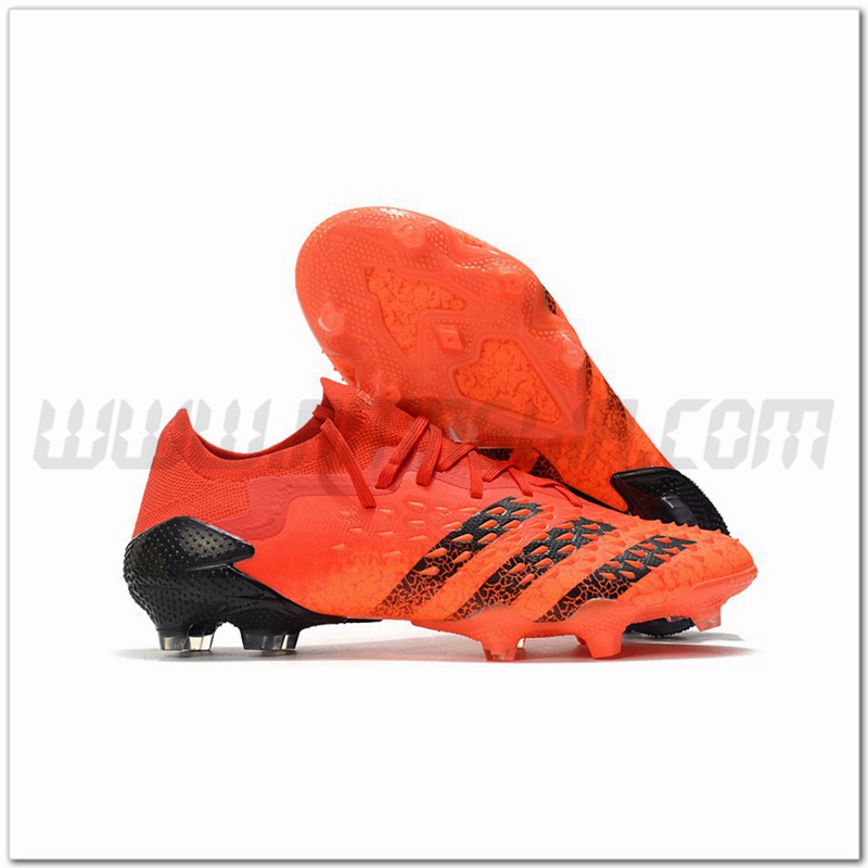 Adidas Scarpe da Calcio Predator Freak .1 Low FG Arancia