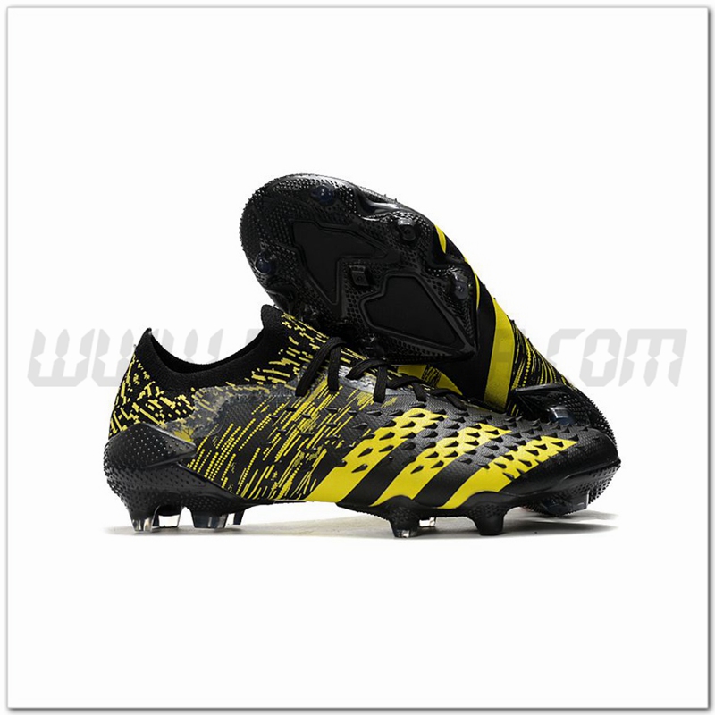 Adidas Scarpe da Calcio Predator Freak .1 Low FG Giallo/Nero