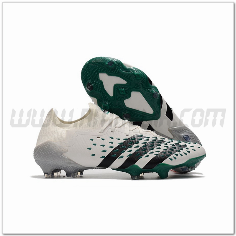 Adidas Scarpe da Calcio Predator Freak .1 Low FG Bianco