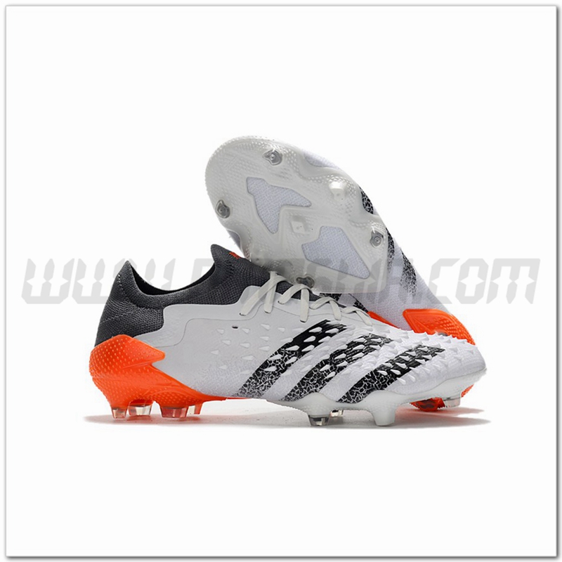 Adidas Scarpe da Calcio Predator Freak .1 Low FG Bianco