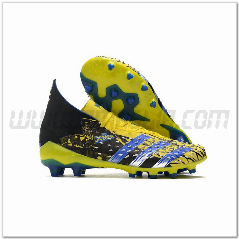 Adidas Scarpe da Calcio Predator Freak.1 Ag Giallo/Nero